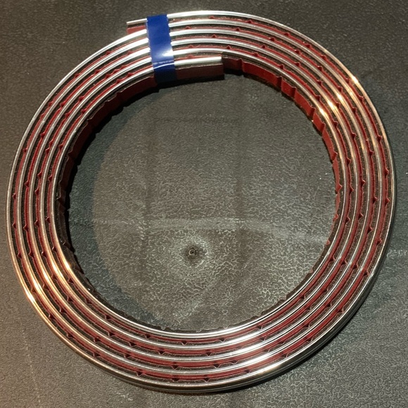 7ft Chrome Adhesive Trim Automotive Decal Silver - Picture 3 of 4